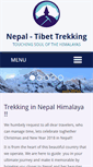 Mobile Screenshot of nepaltibettrekking.com